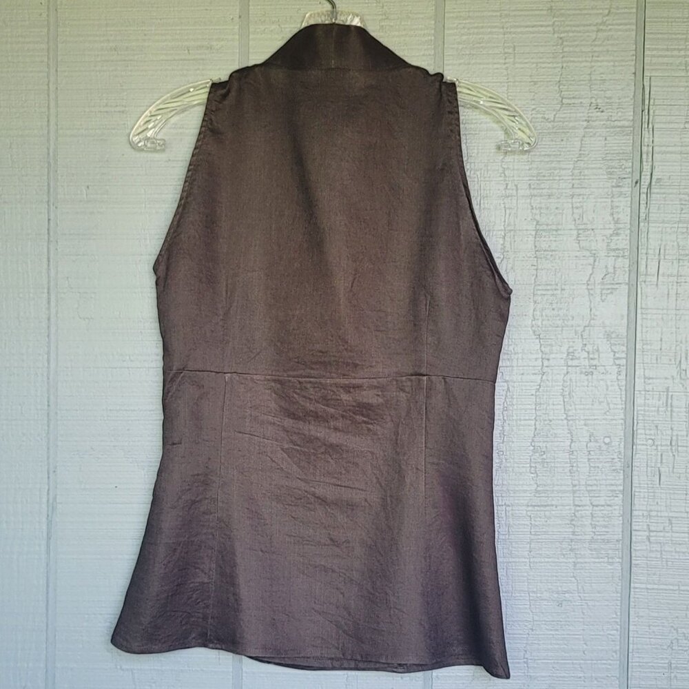 Zara Basic Women's V-Neckline Wrap Sleeveless Ves… - image 4